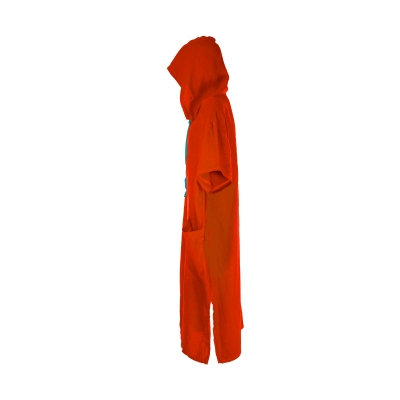 Colour Monk Shaman Linen Changing Poncho Red Clay
