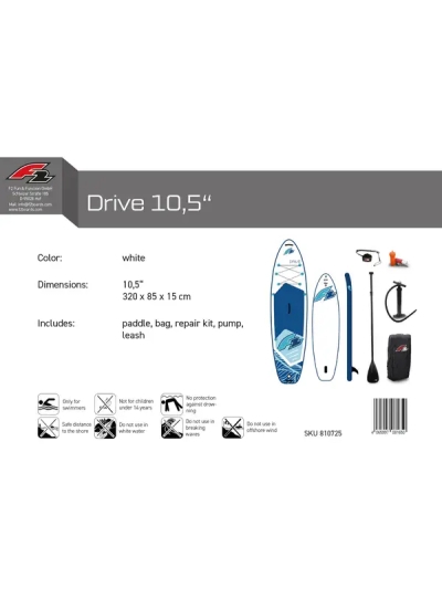 F2 Drive 10'5'' SUP Weiß