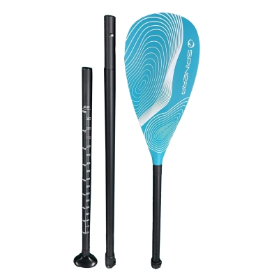 Spinera Performance Fiberglas SUP Paddel Teal Blade