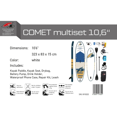 F2 Comet 10'5 Multiset Alb