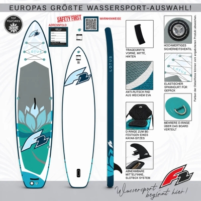 F2 Lotus 10'8" Multiset SUP Μπλε