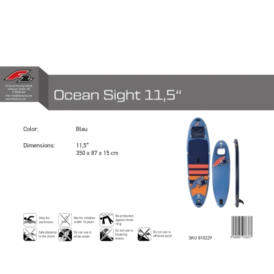 F2 Ocean Sight 11'5" SUP Blue
