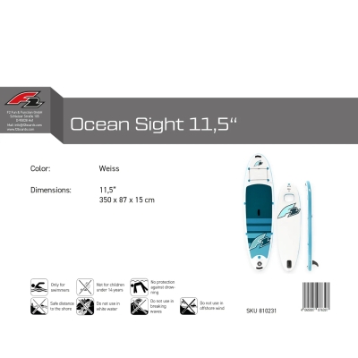 F2 Ocean Sight 11'5" SUP White