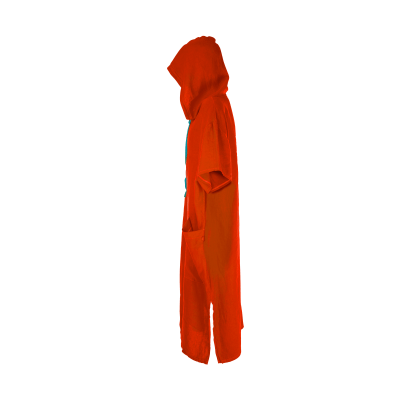 Colour Monk Shaman Linen Changing Poncho Red Clay