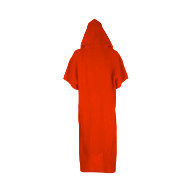 Colour Monk Shaman Linen Changing Poncho Red Clay