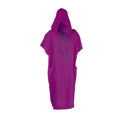 Colour Monk Shaman Linen Changing Poncho Lilac Orchid