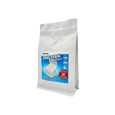 Royal Blue Magic Beutel - Toiletten Deodorant Beutel DOYPACK Kaugummiduft 1 Beutel für 40 L