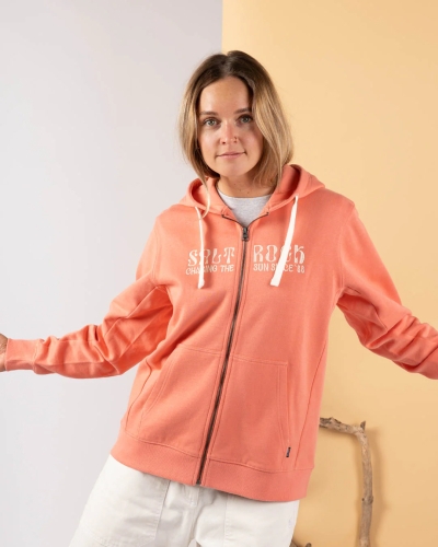 Saltrock Mantra Zip Hoodie Coral