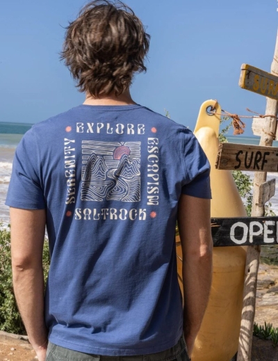 Saltrock Rebalance T-Shirt Mittelblau