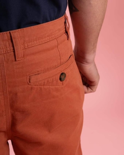 Saltrock Sennen Chino Shorts Dark Orange